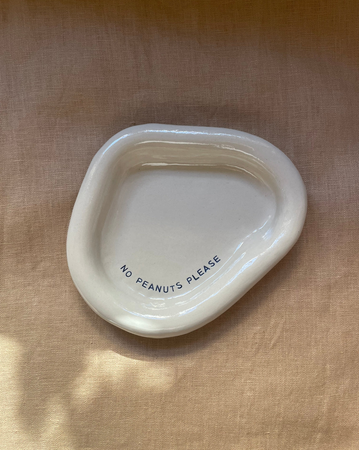 'no peanuts please' dish