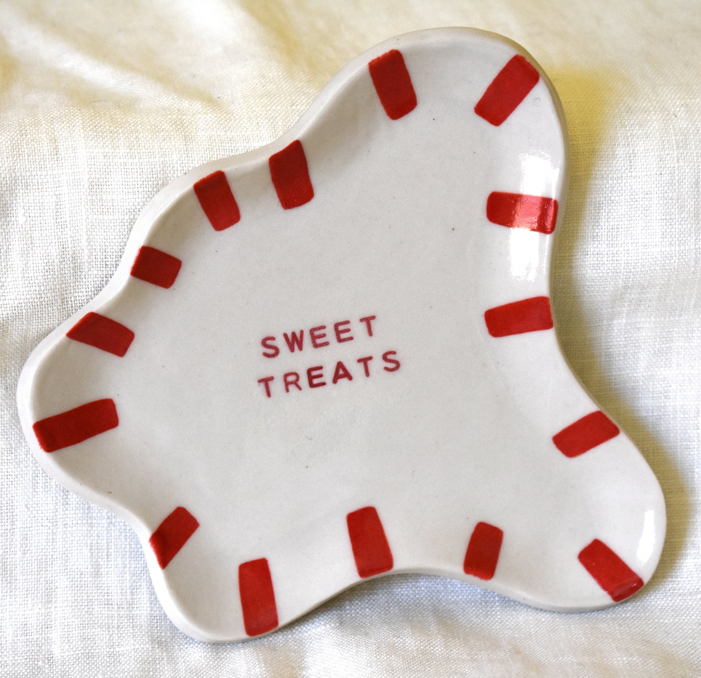 Red 'Sweet Treats' Platter