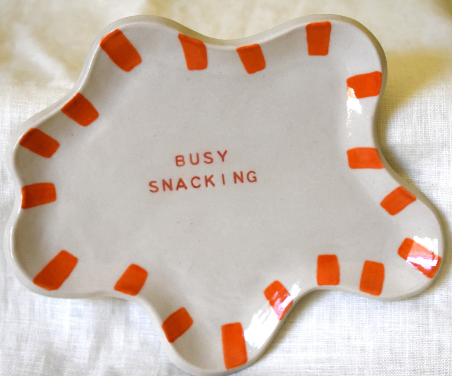 Orange 'Busy Snacking' Platter