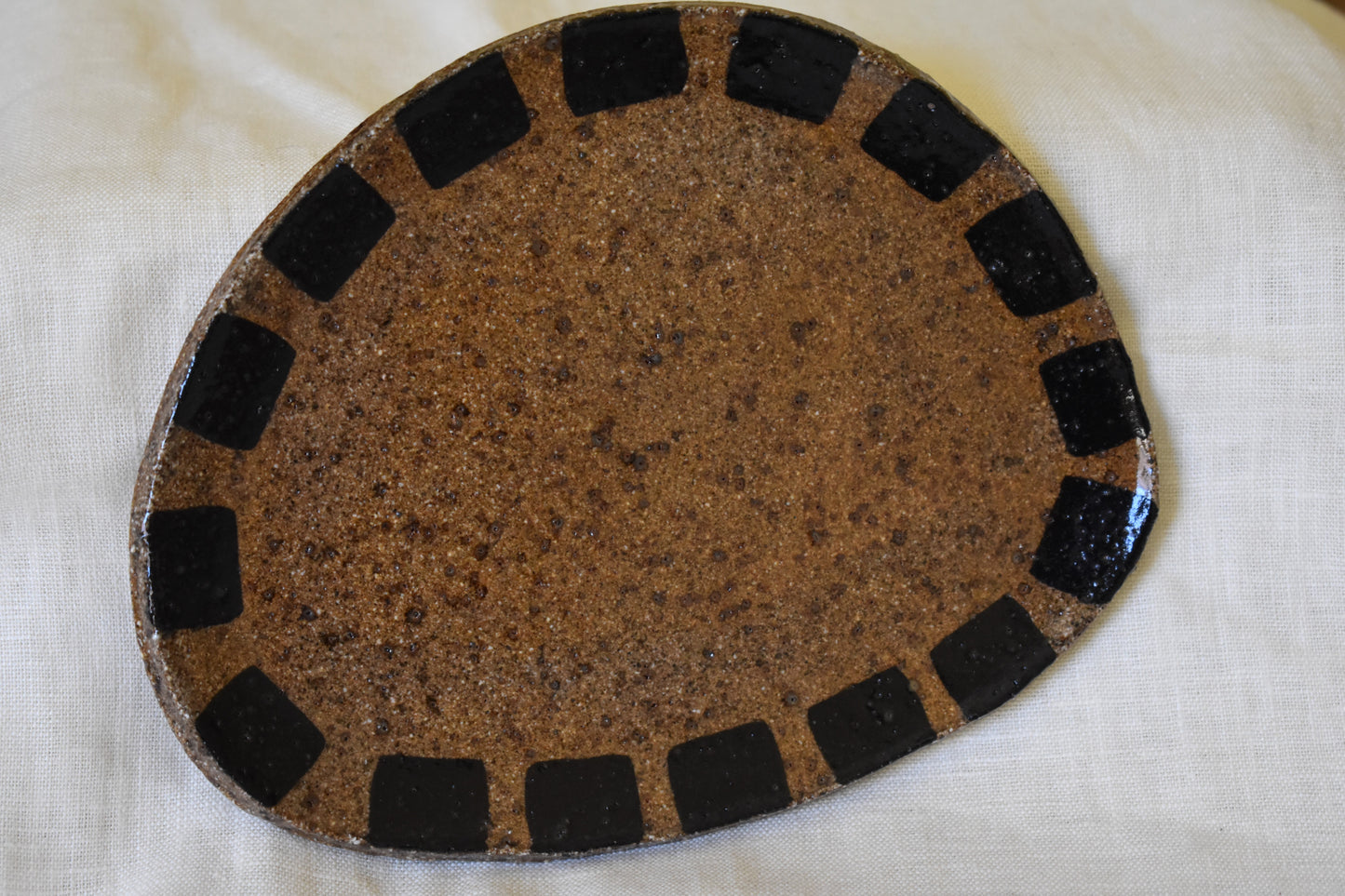 Striped Organic Platter