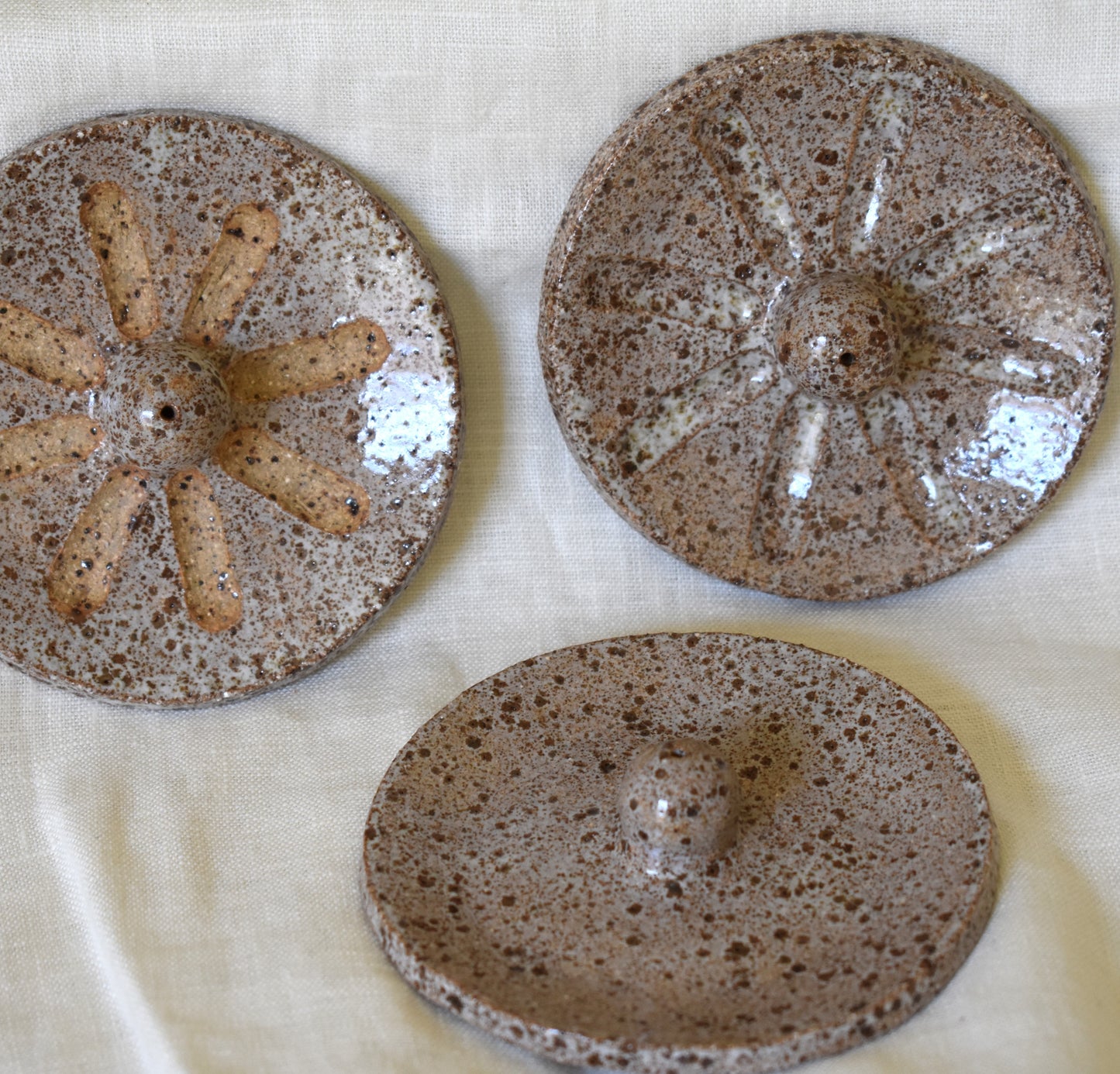 Incense Holder (White Speckle)