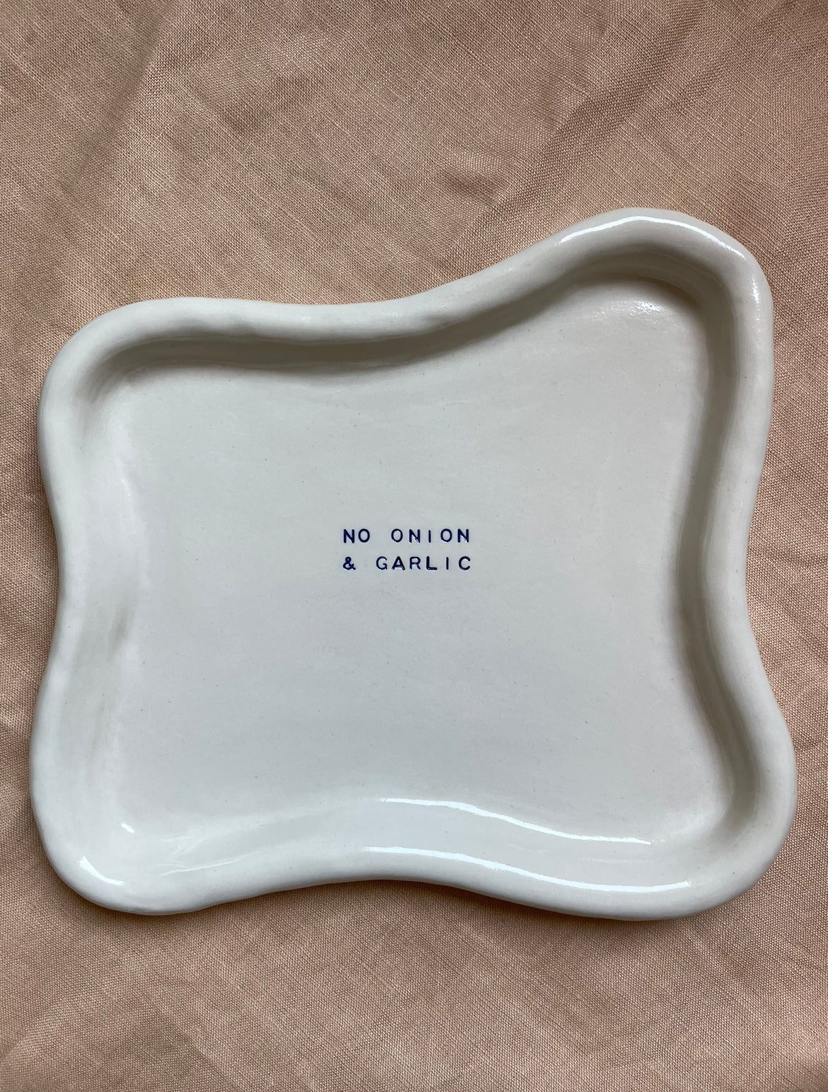 'no onion & garlic' dish