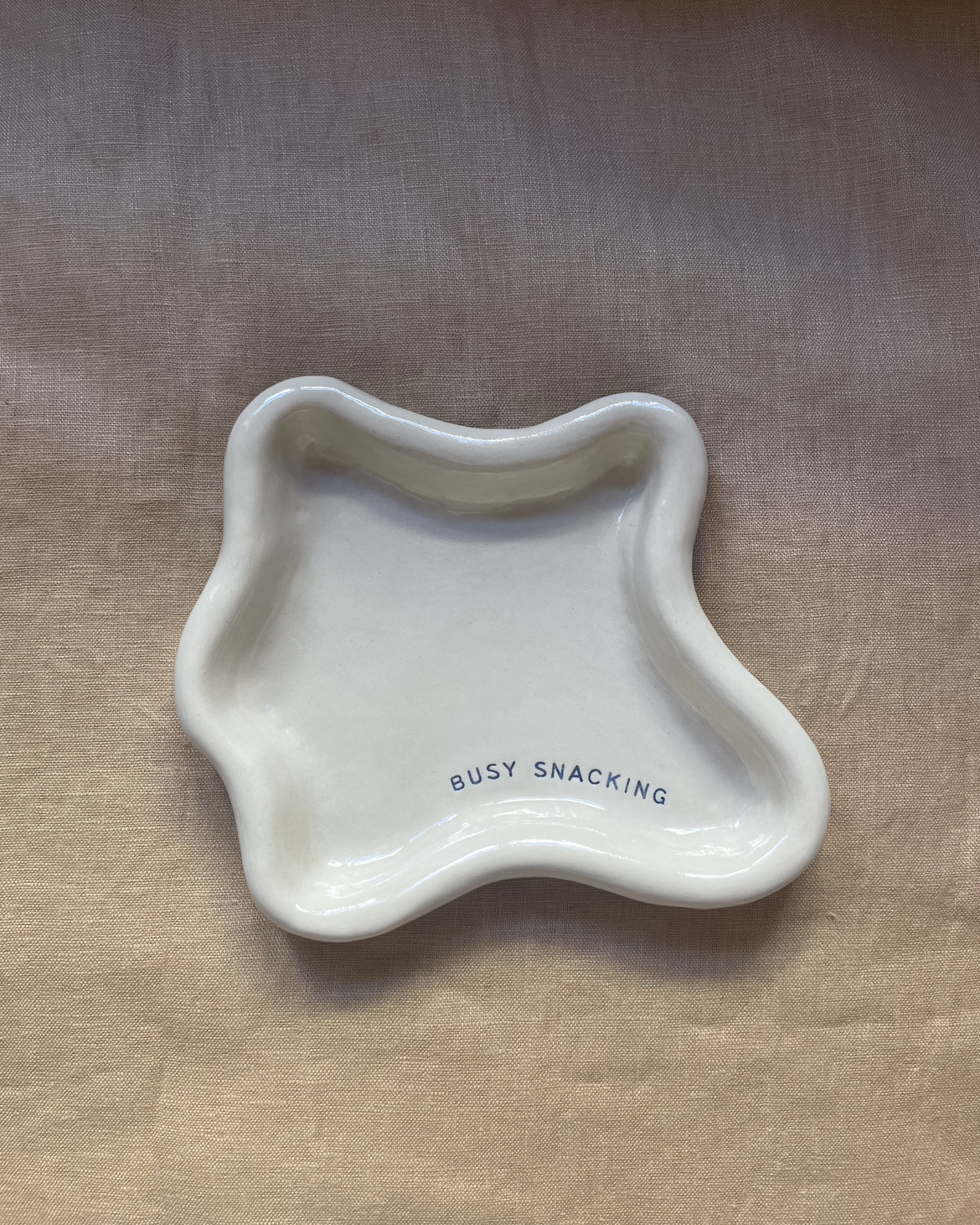 'busy snacking' dish