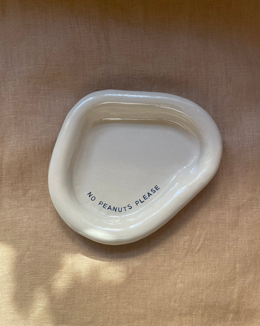 'no peanuts please' dish