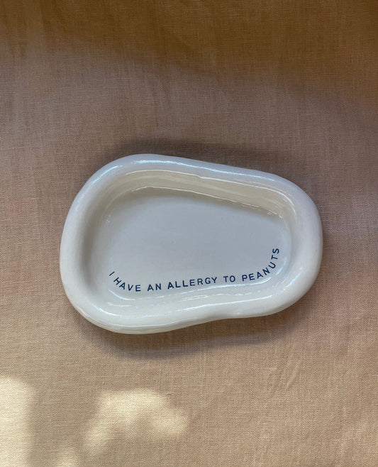 'allergy to peanuts' dish