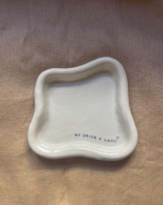 'no onion & garlic' dish