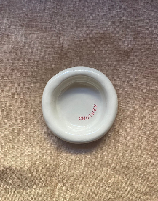 'chutney' circular dish