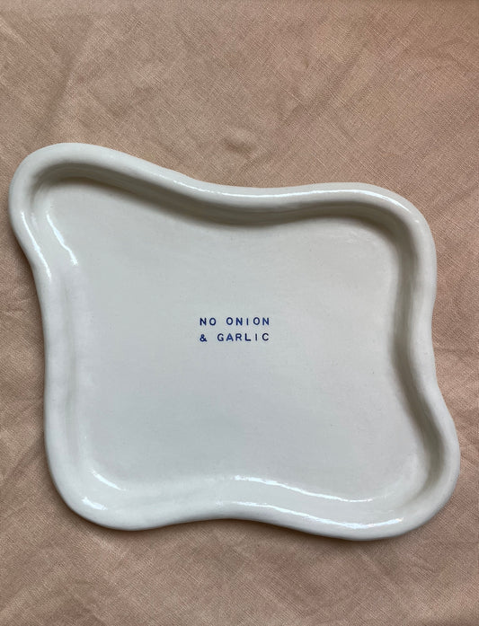 'no onion & garlic' dish