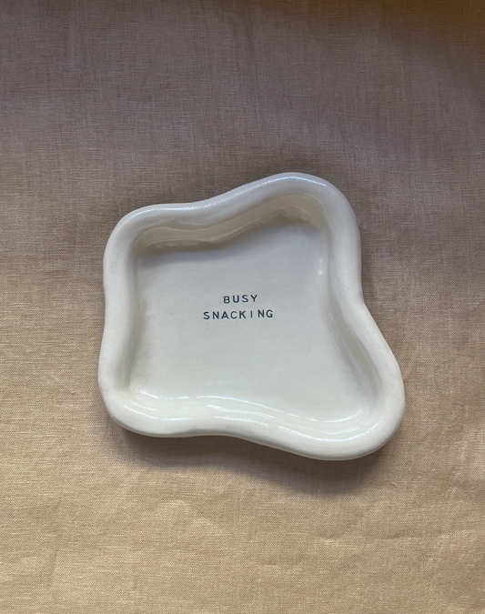 'busy snacking' dish