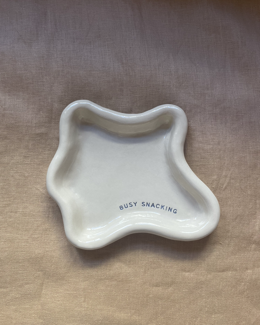 'busy snacking' dish